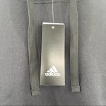Adidas Fleece Hoodie Black Logo Sweatshirt Front Pocket Soccer NWT Size Small Photo 7