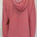 Billabong Red & White Striped Pullover Hoodie NWT! Photo 1