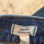 Madewell VTG  Stovepipe Jeans Sz 27 tear in backside Photo 4