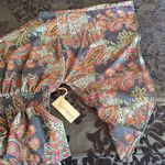 Floral Maxi Dress in Blue and Red Size M Photo 5