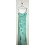 Katie May  Great Kate Ruched Gown in Supercharged Mint Size Large Photo 5