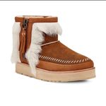 UGG Fluff Punk Shearling Leather Booties Boots Photo 2