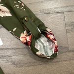 French Grey NWT  Maternity Green Floral Brushed Knit Dress - Size XS Photo 3