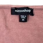 Mittoshop  Pink Ruched Crop Blouse Photo 1