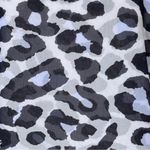 CAbi ‘Feline Flounce’ Leopard Print Purple Sleeveless Blouse Women’s Size XS Photo 7