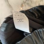 J.Crew NWOT  Collection Black 100% Leather Stretch Legging Sz 000 seam separated Photo 9