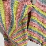 Adyson Parker Spring Lilac‎ Combo Multicolor Knit Cardigan Sweater Size 1X Pink Photo 5