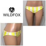Wildfox yellow and white stripe bikini bottoms.NWT Photo 1