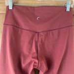 Zyia Active Berry Red Pear Moon Brilliant Hi-Rise 7/8 24" size 14-16 Photo 8