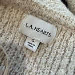 LA Hearts Nubby Chunky Tan Cream Crew Neck Sweater Cropped Size Small Photo 6