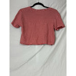 ☔️ Women's Zara Trafaluc Top Size S Red Striped Photo 1