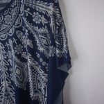 Cristinalove  Blue White Tunic Top L Photo 6