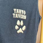 Vintage Kavio Tahyo Tavern Black Sleeveless Muscle Ribbed Tee Size XL Photo 4