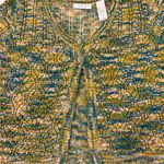 JH Collectibles Grunge Green Forest Fairy Gobblin Cropped Crochet Cardigan Large Photo 9