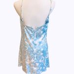 PacSun Blue Slip Dress Satin Hearts Mini M Beach Photo 4