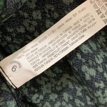 ZARA  Animal Print Ruffle Mini Dress, Color Green/Black, Size S, NWT Photo 7