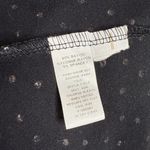 Loft  Short Sleeve Polka Dot Swing T-Shirt Dress Size Medium Black White Workwear Photo 4