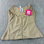 NWT Shapewear Tank Top Women's 3XL Beige Corset Cami‎ Shaper Stomach Compression Tan Size 3X Photo 0