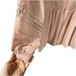 Indigo Soul Babydoll Top Shirt Women 2XL Pink Swiss Dot Summer Fairy Earthy Boho Size undefined Photo 2