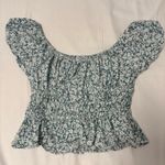 Sim & Sam Blue Floral  Top Photo 0