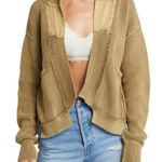 Free People  Worn Thru Cotton Crop Cardigan Photo 0