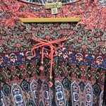 One World Bohemian Floral Flutter Sleeve Women's Top Photo 1