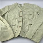 Calvin Klein  Sage Green Button-Up Jacket Photo 12