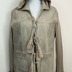 Vintage 70’s Duo Wear Leather Cow Hide Hooded Jacket Tan L Tan Size L Photo 0