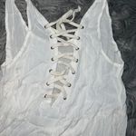 ANGL lace back uneven stitch maxi dress Photo 2