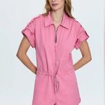 Pistola  Meg Zip Front Romper Flamingo Pink NWOT Size XS Photo 0