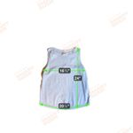 Chico's  Blue Knit Sleeveless Tank Top Women's Size 1 (M) Top‎ Decorative Details Photo 8