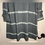 Knox Rose Blue Tie Dye Large Open Front Cardigan Jacket Photo 5