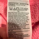 Gap Short Sleeve Crew Neck Sweatshirt Women's Medium Neon Pink Athleisure Comfy Photo 8