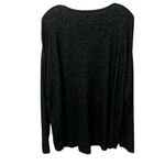 Market & Spruce Women's V-Neck Pullover Sweater 2X Black Marled Casual Photo 4