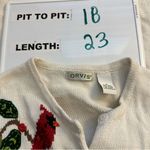 Orvis  Cream Knit Cardinal Button Cardigan Size Small Photo 3