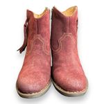 Born Womens Alondra Fringe Block Heel Size 6 Cowboy Boots BHFO 7198 Photo 1