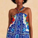 Farm Rio NWT  Flower Tapestry Blouse. Photo 0