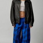 BDG Blue and Black Mae Flannel Pants Size XS Photo 0