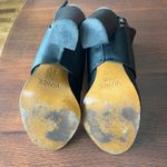 Vince Jody Slingback Woman's Black Leather Bootie Mule Size 8.5 Excellent Photo 4