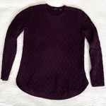 Jeanne pierre  cotton knit sweater purple S Photo 7