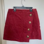 Francesca's Francesca’s Button Down Corduroy Skirt Photo 3