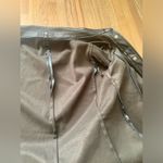 7 For All Mankind  faux leather button up shirt small black Photo 6