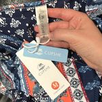 Cupshe Strappy Bikini Bottoms Boho paisley High Waist Size M Photo 7