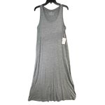 Free Fly Bamboo Heritage Midi Dress M Heather Flint Gray Cotton Bamboo Pockets Size M Photo 1