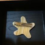 Tagi Star Shape Yellow Single Piece Hairclip Silver Photo 2