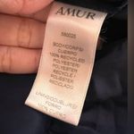 Amur  Navy Pleated Lace Pippa Dress Size 4 Photo 10