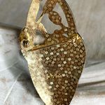 VTG Fish Signed Enamel Lily Pad Reed Pin Brooch Green Photo 4