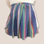 Rainbow Pride Pleated High Waisted Skirt Multiple Photo 1