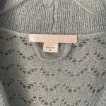 Victoria's Secret  Size S Light Blue Wool Mohair Blend Y2K Fairy Cardigan Crotchet Photo 4