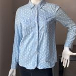 Madewell Floral Denim Button Up Photo 3